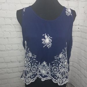 Romeo & Juliet Crop Top -  Sz L